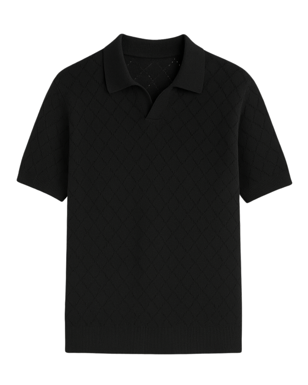Black Diamond knitted polo