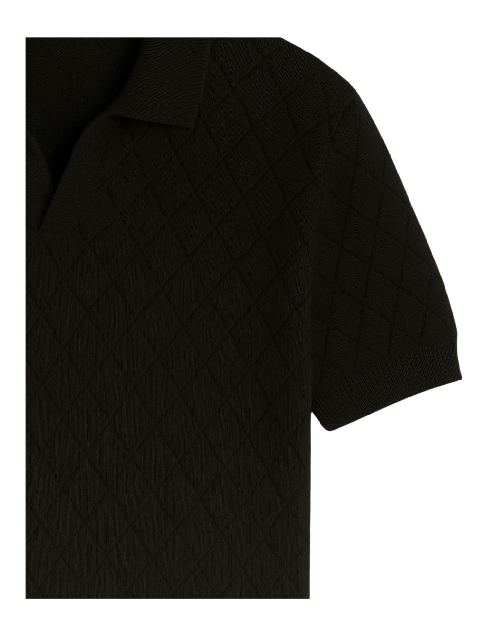 Black Diamond knitted polo
