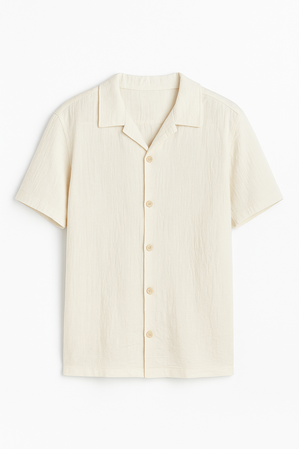 Textured linen shirt