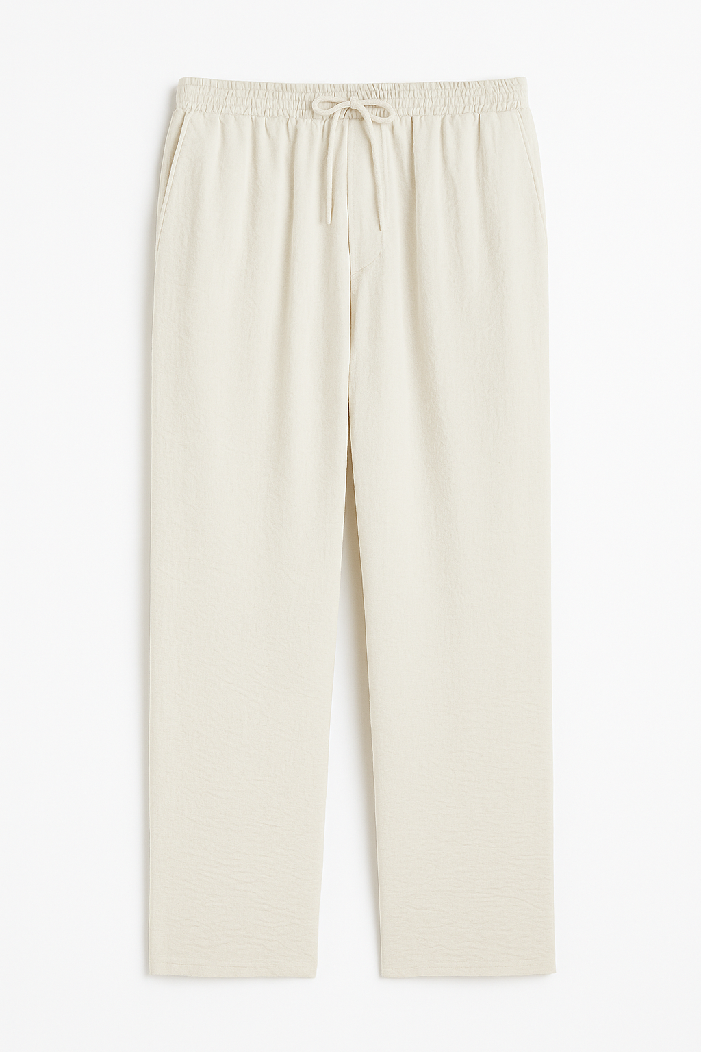 Textured linen pants