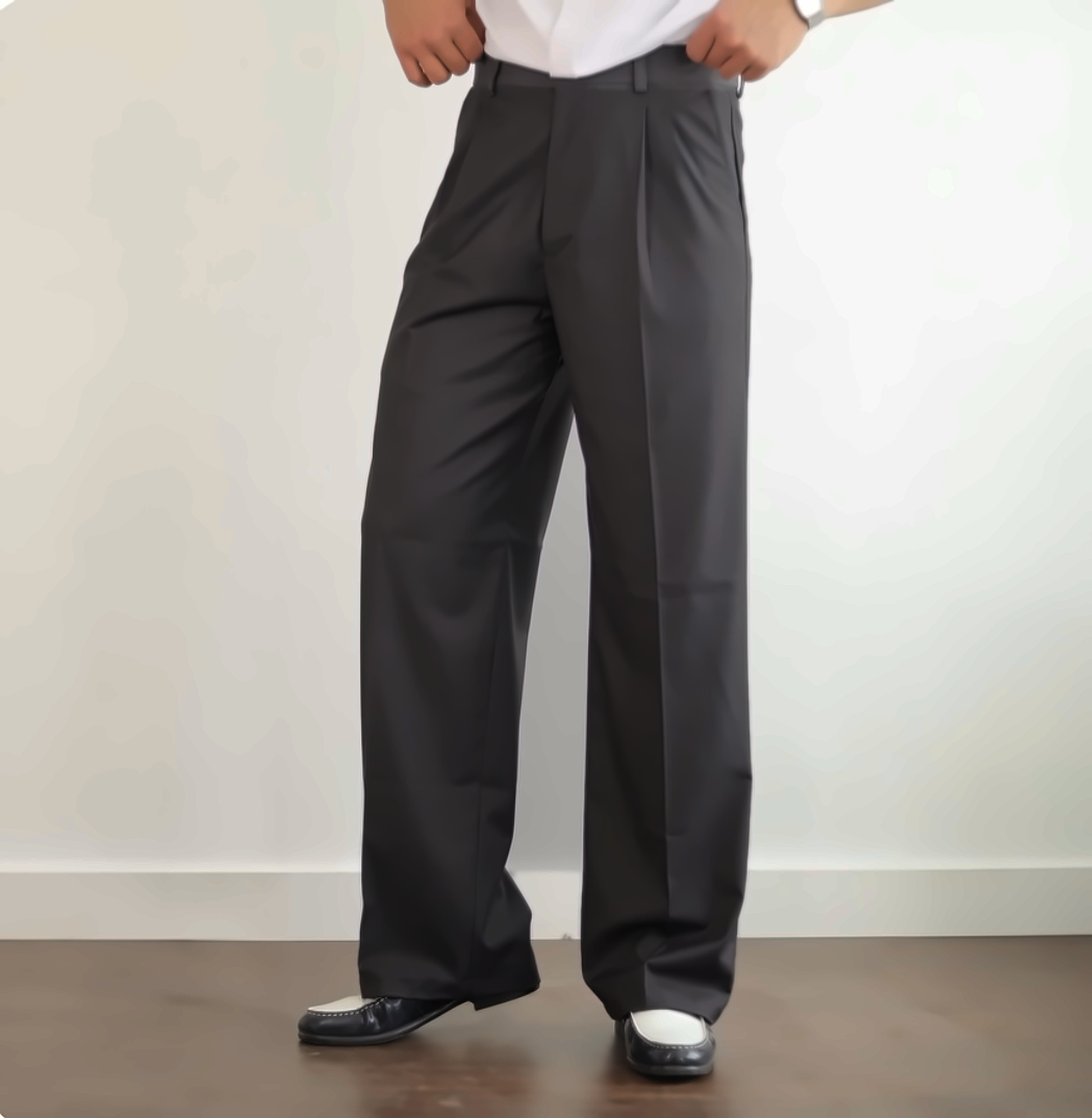 Dark Grey Premium Tailored Pants