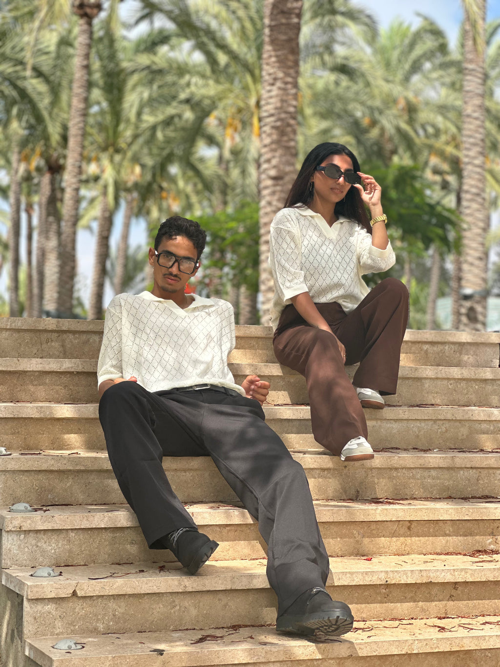 Knitted Polo Set