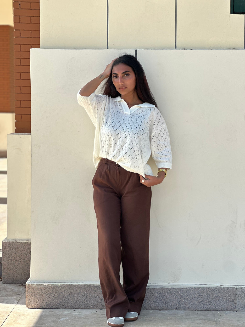 Knitted Polo Set