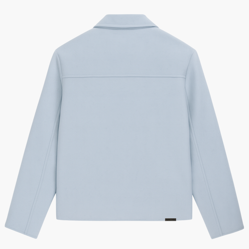 Baby Blue Wool zip up