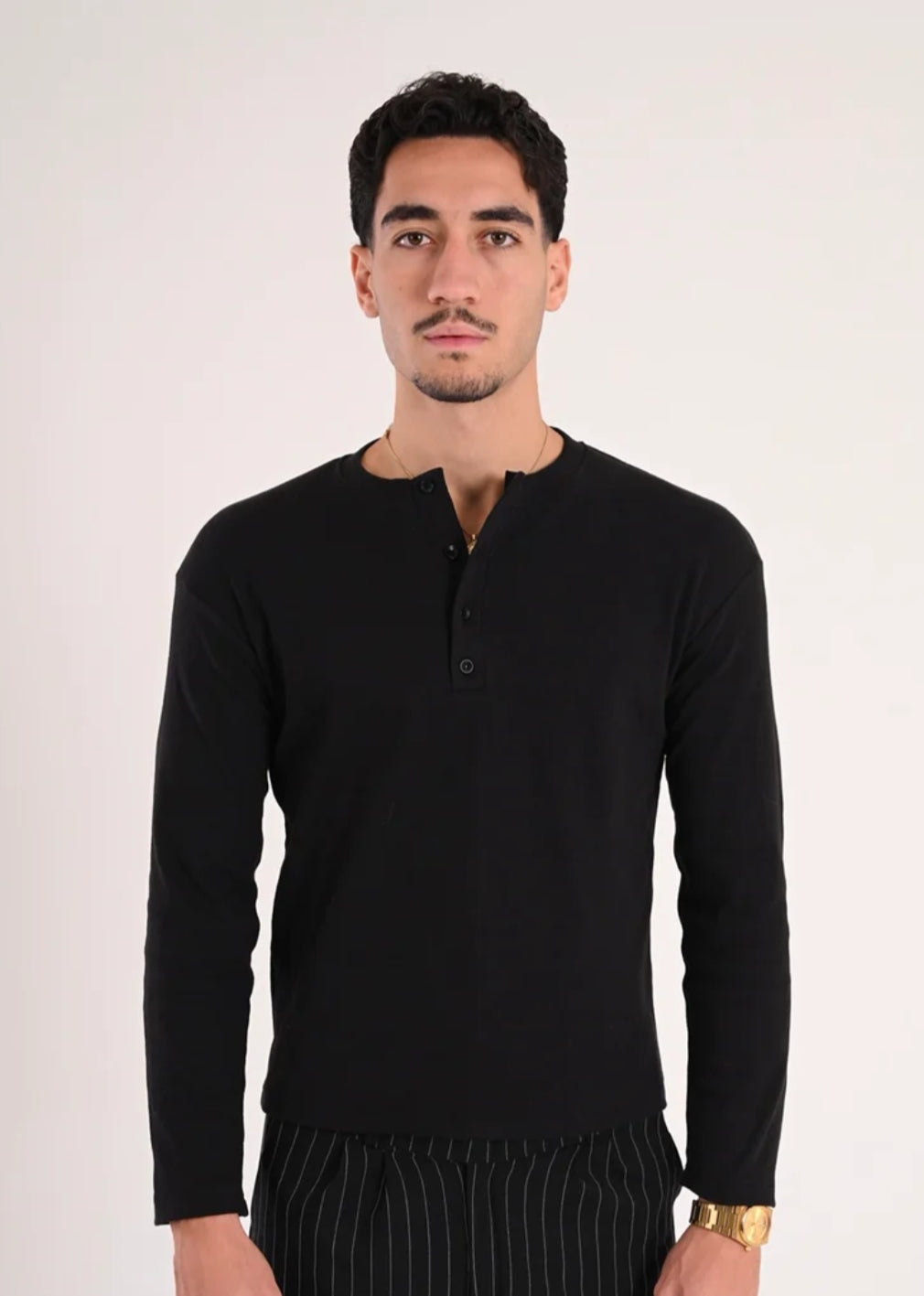 Black Henley Shirts