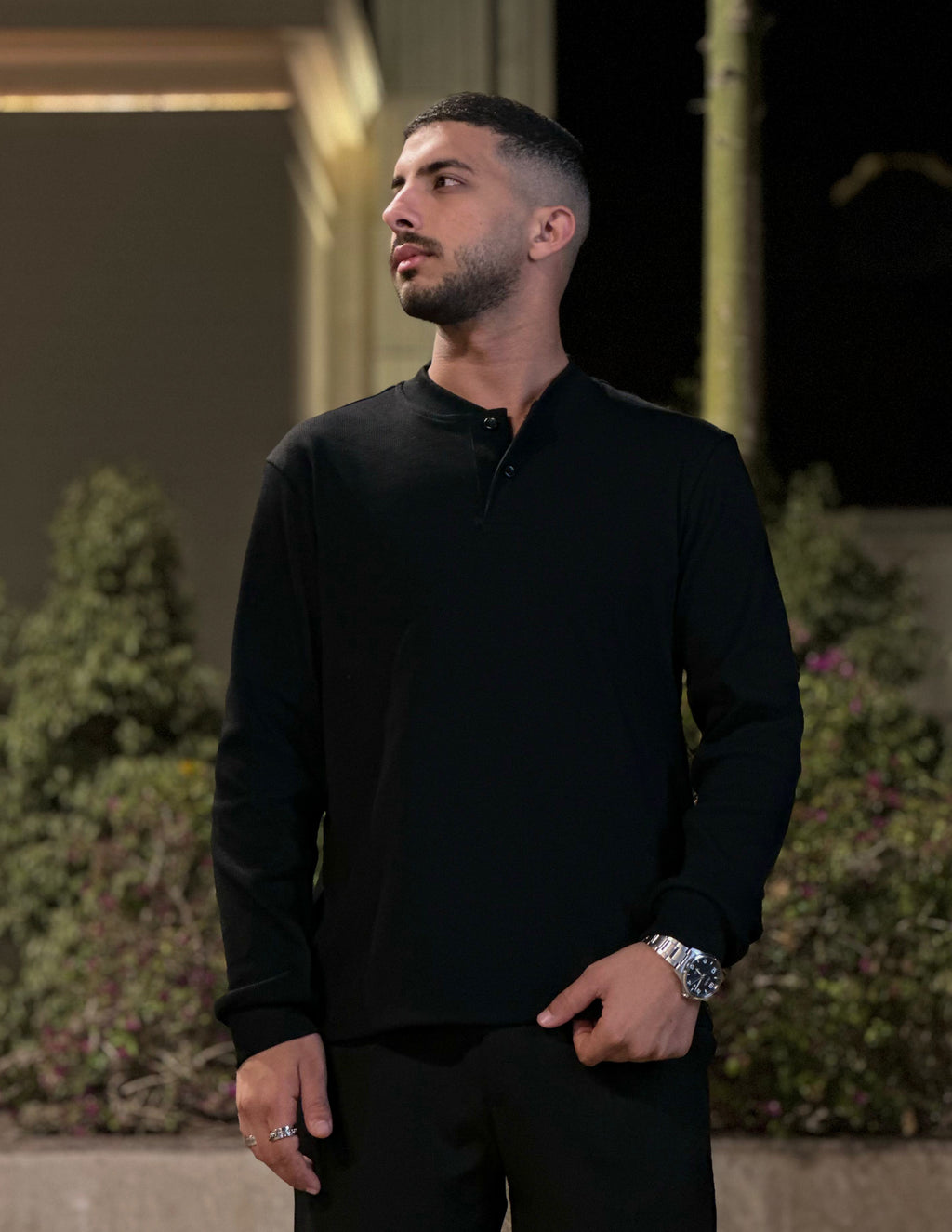 Black Henley Shirts